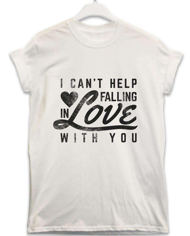 Falling in Love With You Lyric Quote Unisex T-Shirt 8Ball